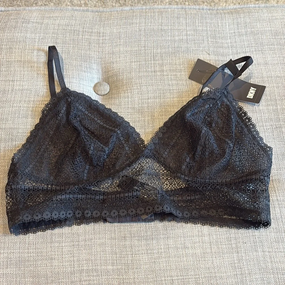 DKNY Black Lace Bra